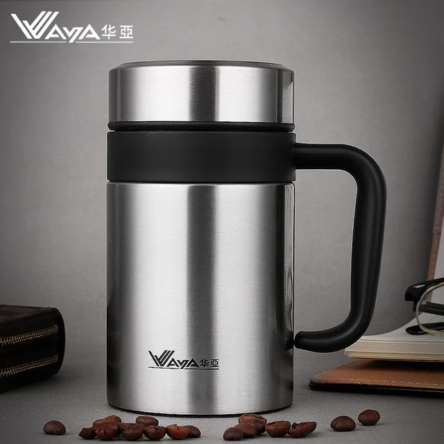 Cheap Thermos Cup Stainless Steel Coffee Mug with tea infuser Thermo Mug water cup for Tea Thermo Mugs Insulated Thermo Cup Auto Car