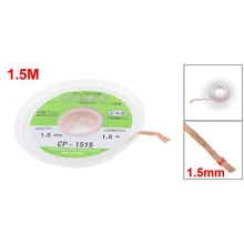 Стиль 1,5 м длина 1,5 мм ширина плетеный медный провод рулон припоя фитиль