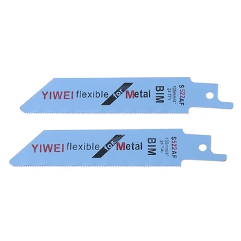 

2pcs S522AF Reciprocating Saw Blades Multi Cutting Jig Saw Blades For Metal Wood Cutter Tools