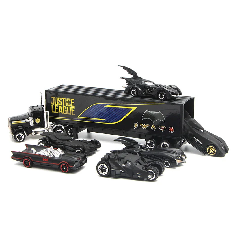  Simulation 1:64 Alloy Car Set of Justice league Batman Batmobile Diecasts & Toy Vehicles Toy Car Mo