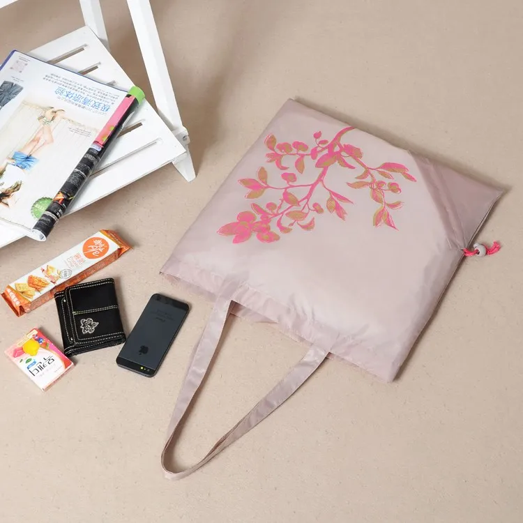 Пользовательские клубника пуговицы Стиль складная сумка рекламных подарки сумка
