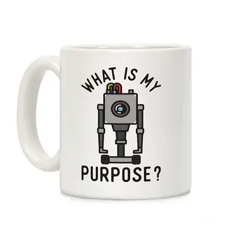 

Butter Robot White 11 Ounce Ceramic Coffee Mug