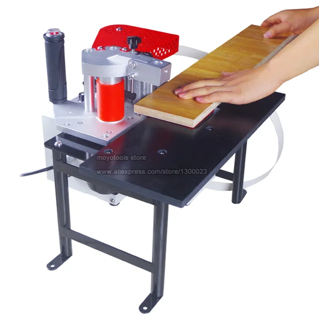 Portable Edge Bander Adjustable Speed Control Edge Banding Machine doule glued 220V/110V