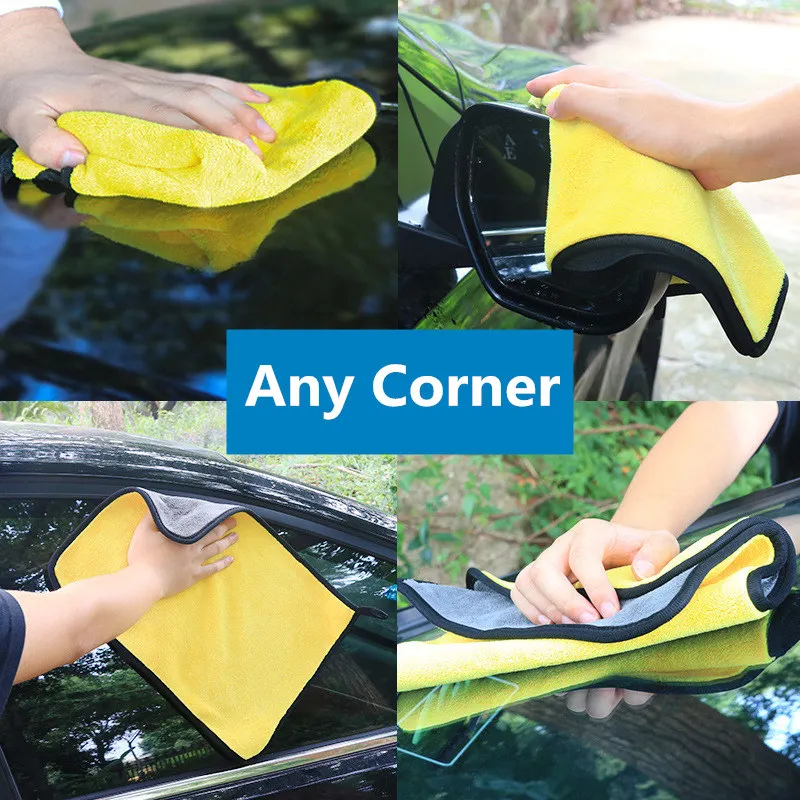 Microfiber Car Wash Towel Car Cleaning Cloth FOR fiat grande punto mazda 3 skoda kodiaq alfa romeo 147 golf mk7 bmw f30