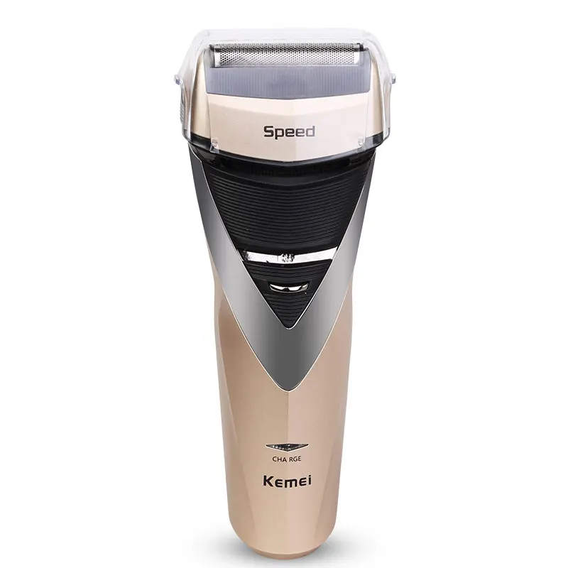 Kemei electric shaver rechargeable shaveing for man shavers body wash twin blade cutter head men