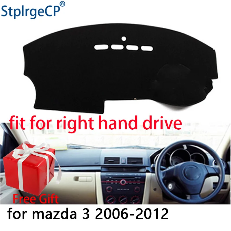 Car Dashboard Cover Mat for mazda 3 mazda3 M3 2006 2012 Right Hand Drive Dashmat Pad Dash Mat