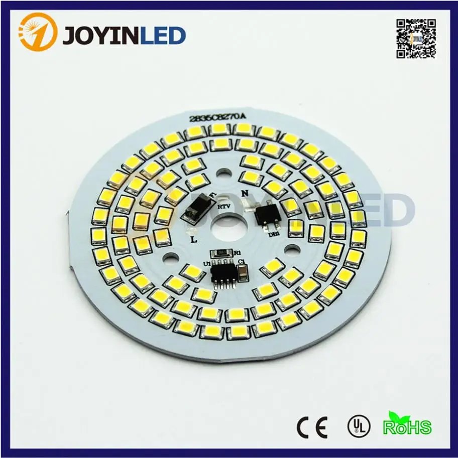 

High Power Runs directly on AC220V 9W12W 15W LED smd pcb Compact driverless light engine smd pcb module Fitting