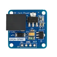 DC Jack Power 7~12V to DC 5V / 3.3V Step-down Converter Voltage Regulator Power Supply Module for breadboad and Arduino