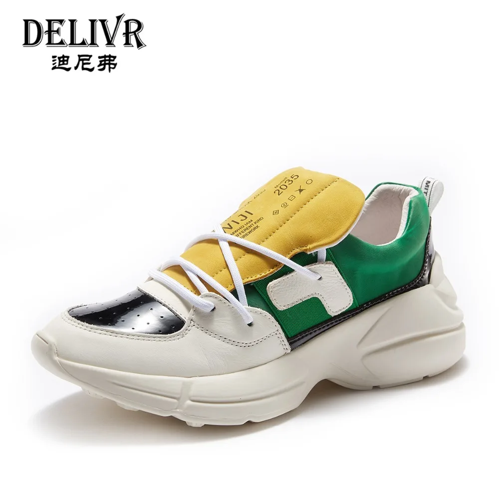 

Delivr Black Sneakers Men Unisex Thick Breathable Vulcanized Shoes Masculino Adulto Dad Shoes High Platform Vintage Dad Sneakers