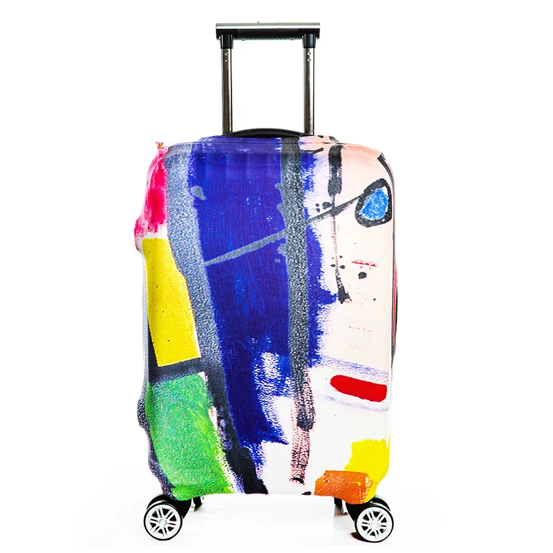 Бренд HMUNII дорожный защитный чехол на чемодан для багажника чехол для 1"-32" чехол для костюма толстый совершенно эластичный - Цвет: C