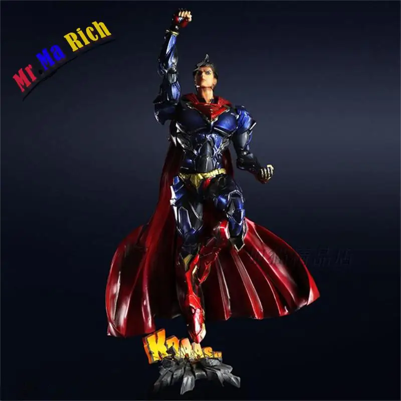  Square Enix Play Arts Kai Dc Comics Superman Brinquedos Pvc Action Figure Collectible Model Doll Ki