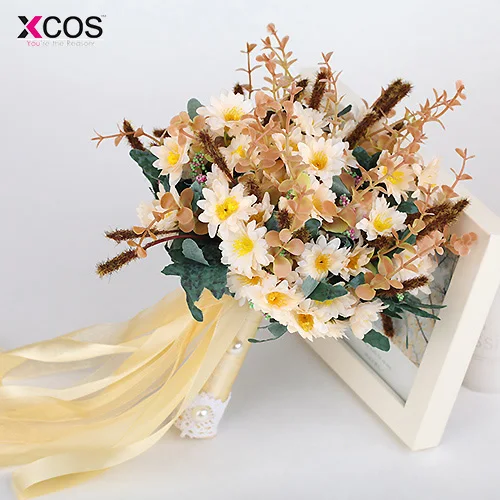 

Bouquet De Mariage Artificial Wedding Flowers Wedding Bouquet For Brides Outside Wedding Brooch Bridal Bouquets