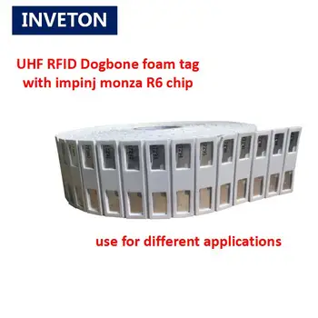 

Rfid Marathon Race timing Smartrac Dogbone sticker RFID Sports tag for timing system marathon sports with impinj monza r6 chip