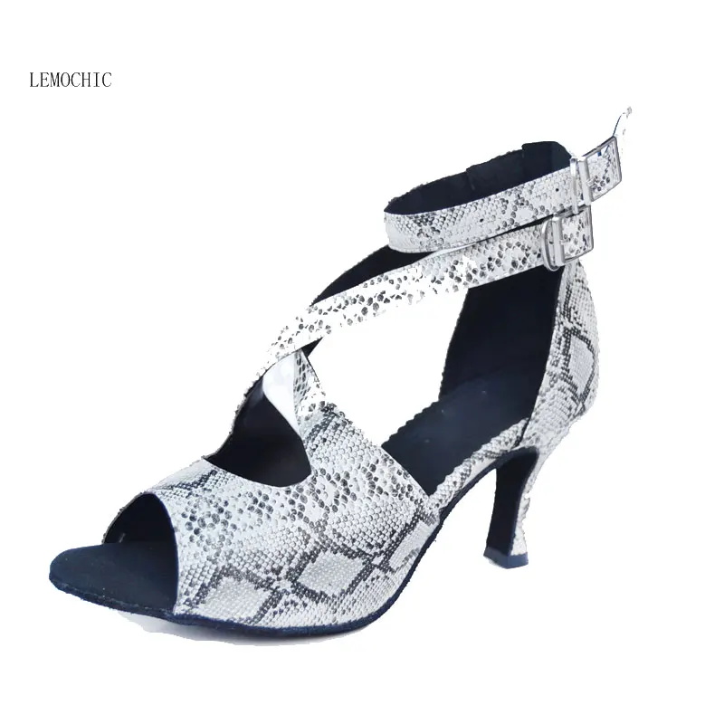 LEMOCHIC newest latin sumba cha-cha pole salsa high heels shoes elegance comfortable arena classical ladies girls dancing | Спорт и