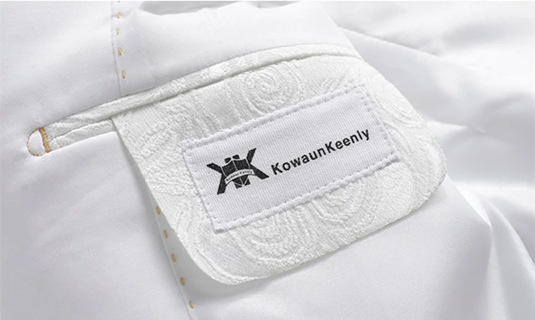 Жаккардовая ткань 5XL мужской костюм куртки и брюки белый и черный блейзеры мужские+ брюки высокое качество платье