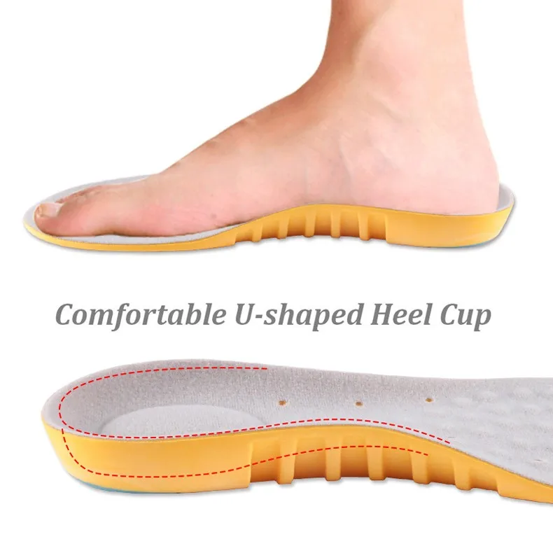 3rd Generation PU Hiking Flexible Sports Insole Women Men Shoe Pad Cushioning Gel Orthopedic Absorb Sweat Breathable Deodorant Military Insoles S/M/L