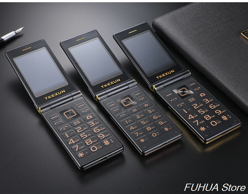 3g WCDMA флип-телефон TKEXUN M2 PLUS 3,0 ''большой ключ шрифт сенсорный экран мобильный телефон один ключ циферблат старый человек Celulares PK G10 FM