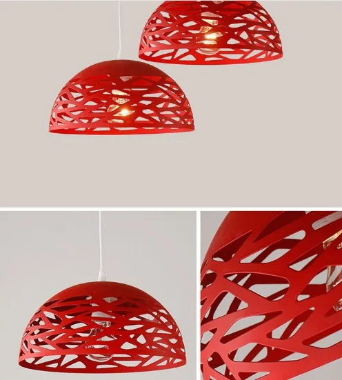 Студия Italia Келли подвесной светильник Painte металлический светодиодный подвесной светильник полый железный подвесной светильник для столовой подвесной светильник