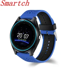 Smartch 2017 New Smart Watch V9 with Camera Bluetooth WristWatch SIM Card Smartwatch for Android Phone Wearable Devices pk dz09