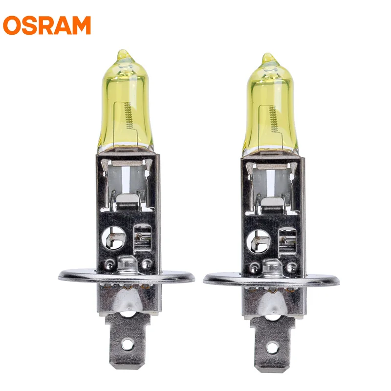 OSRAM H1 12V 55W 2600K 62150FBR противотуманный фонарь Xenon желтый 200% желтый свет 60% более яркая Автомобильная галогеновая лампа OEM лампы пара