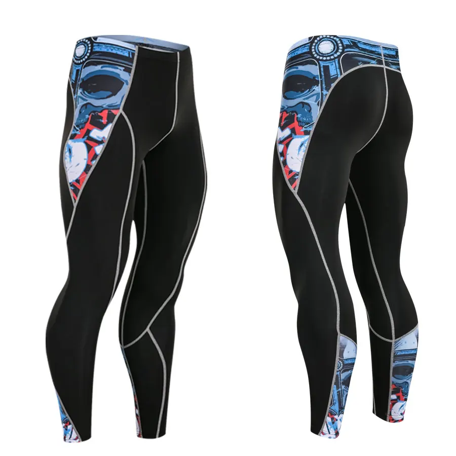 

2018 New Compression Pants Sports Running Tights Men Jogging Leggings Fitness Gym Clothing Quick Dry Elastic Sport Mens Trousers