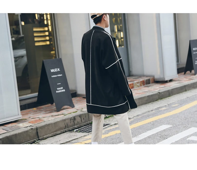 Warm Male Trench Coat Wool Liner Long Thick Fleece Jacket Men Fur Inside Parka Winter Jackets  (21)