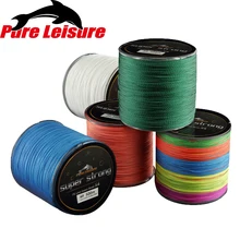 Плетеная леска для рыбалки PureLeisure 300 м, 8 шт., многонитевая плетеная леска PE 22LB 52LB 96LB 200LB Angelschnur Gevlochten Lijn