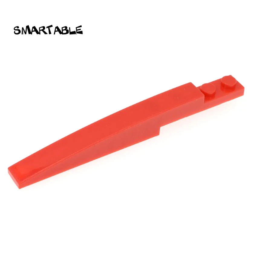 Smartable Slope 곡선 1x10 빌딩 블록 MOC 부품 어린이를위한 학습 장난감 스팀 호환 주요 브랜드 85970 도시 20 개/몫