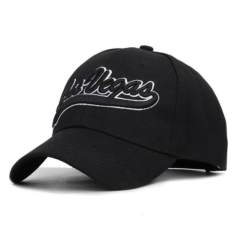 

Black Baseball Cap Men Women United States City Name Embroidery