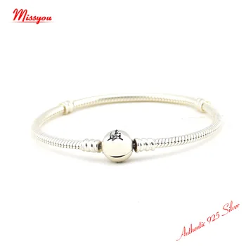 

Mouse Infinity Clasp Bracelets 100% 925 Silver Silver Jewelry Free Shipping