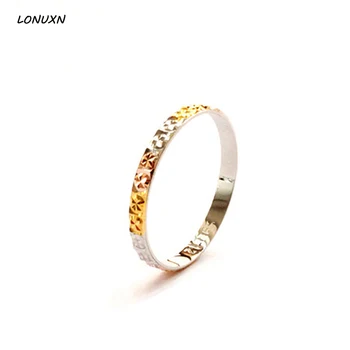 

High quality cute full stars color 925 Sterling silver female jewelry tail ring fine girls simple rings lovers couple best gift