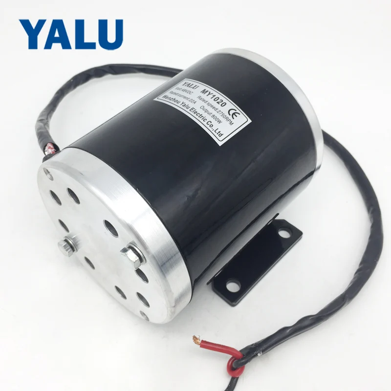 Top YALU MY1020 800W 36V/ 48V ATV Buggy #25 or T8F sprocket Small electric tricycle E-Scooter DC motor with Mounting bracket 3 Top YALU MY1020 800W 36V/ 48V ATV Buggy #25 or T8F sprocket Small electric tricycle E-Scooter DC motor with Mounting bracket 3