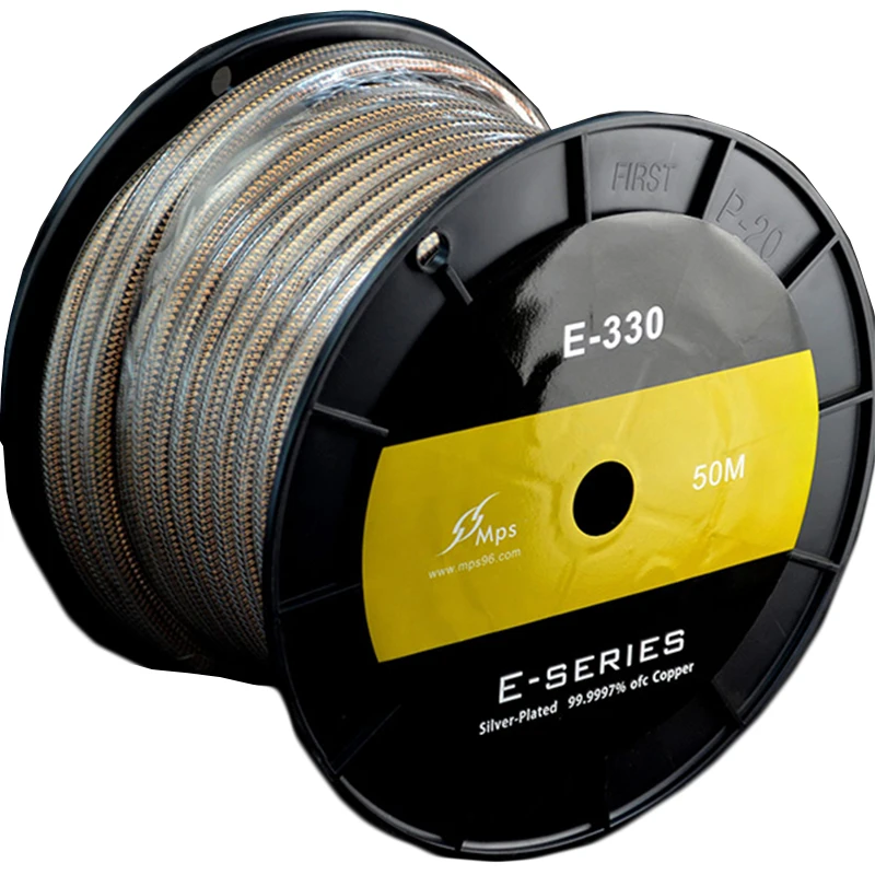 HiFi MPS E 330mk2 99.99997% OFC + посеребренный провод для динамика аудиокабель Hifi усилителя
