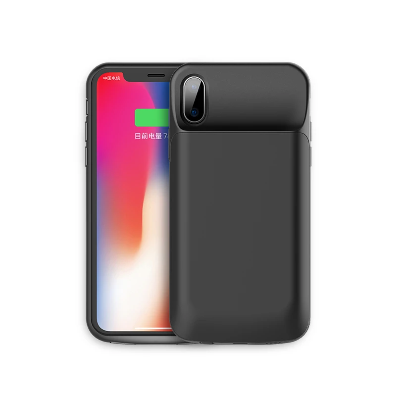 Rock Power Bank зарядное устройство чехол для Apple Iphone 6 6s 7 8 задняя крышка с зажимом