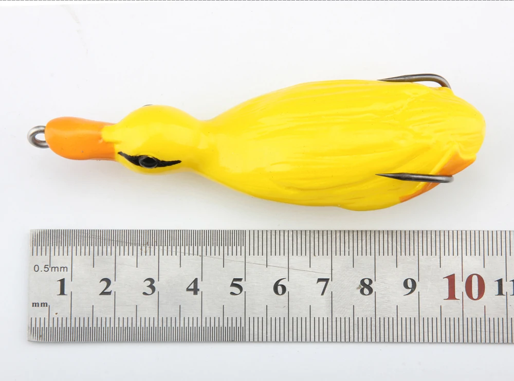 ROSEWOOD 1PCS Pesca Pike Fishing Lure Artificial Bait 21.8g 105mm 3D Duck Lure Soft Baits Fishing Wobblers Bass Lure  (5)