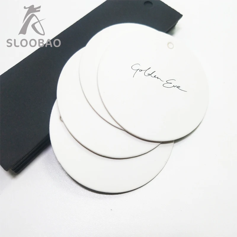 

Wholesale Free Shipping Kids Cloth Tag Customed design Hang Tag stock Customize Logo two side printing order