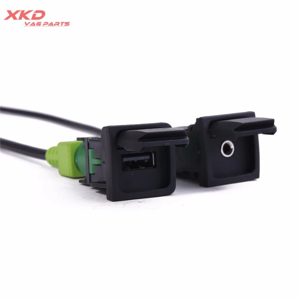 5M0 035 724 AUX и USB входной выключатель набор кабелей для Golf Je tta MK5 MK6 RCD510/RNS510/RNS315