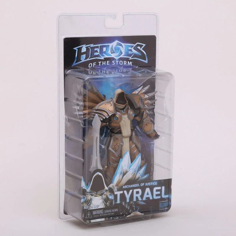 NECA &quotHeroes of The Storm&quot Tyrael PVC фигурка Коллекционная модель игрушки 7 &quot18 см|Игровые