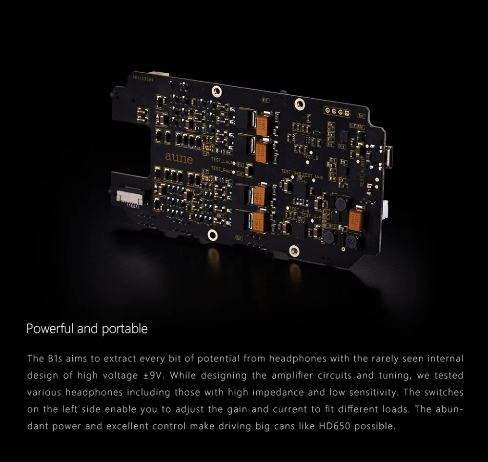 AUNE B1s B1 LTD Portable Headphone Amplifier Class A Headphone Amplifier Hifi Headphone Amp