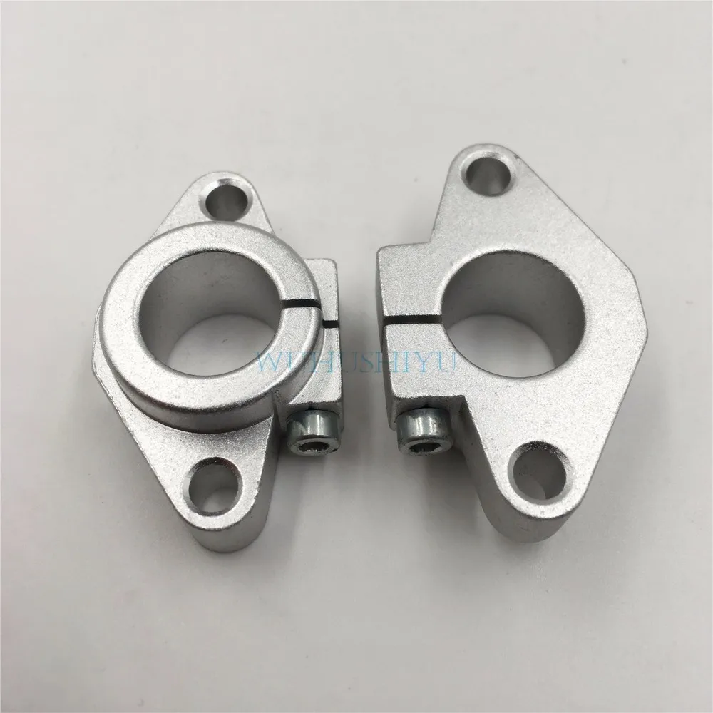 2 قطعة/الوحدة SHF25 25mm عمود خطي دعم الخطي قضيب رمح نهاية دعم XYZ الجدول CNC أجزاء