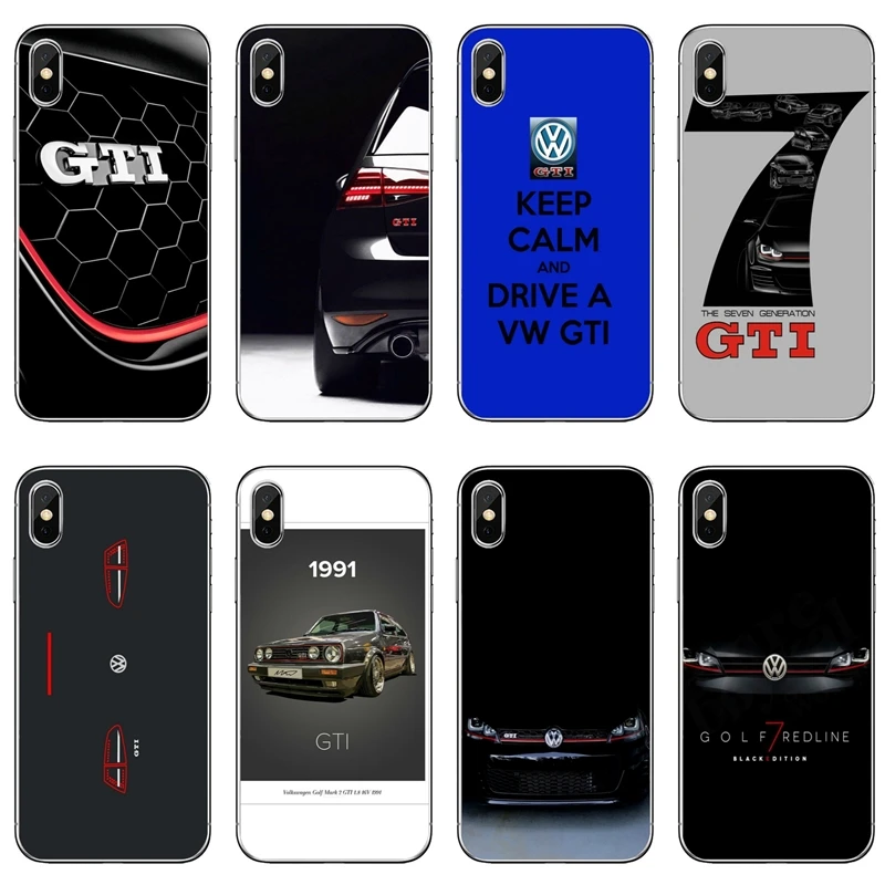 

luxury For Samsung Galaxy J4 J5 J6 J7 J8 A5 A7 A8 A9s Plus Prime star 2016 2017 2018 car vw gti logo Soft phone cover case