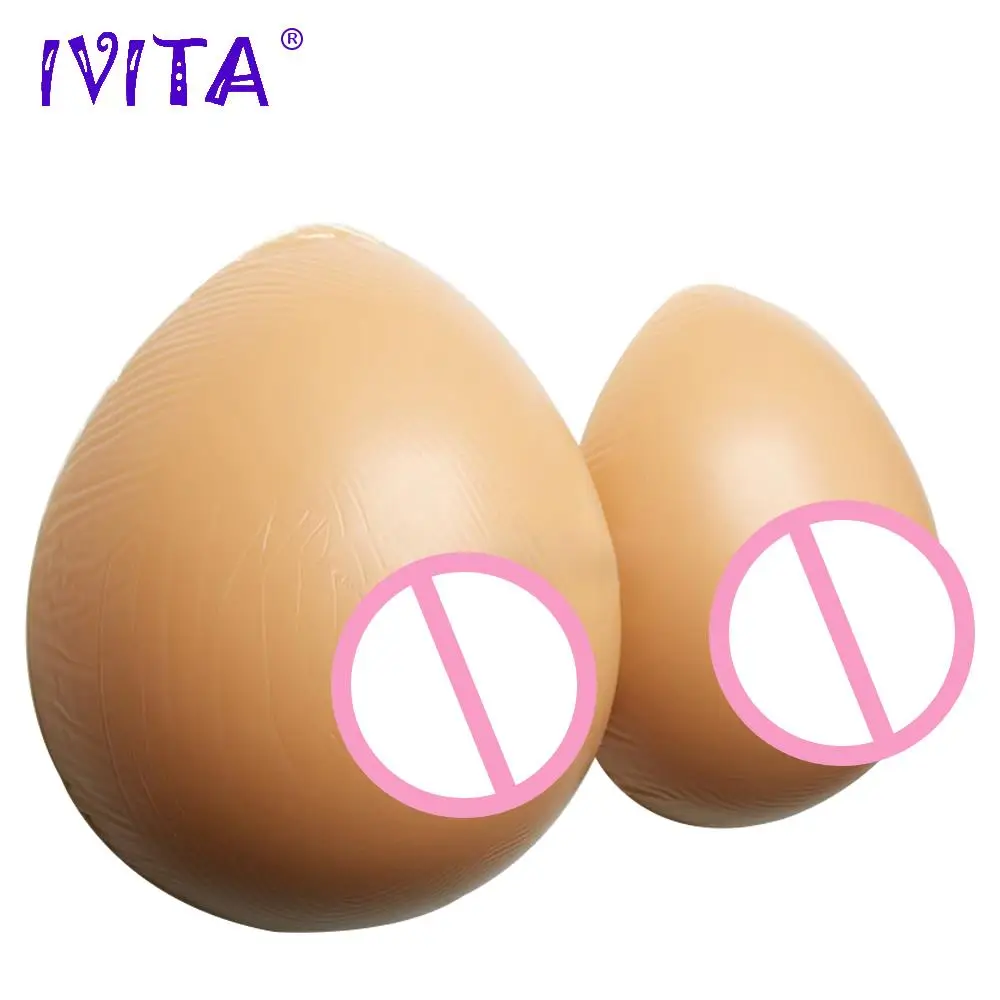 

IVITA 6000g Realistic Silicone Breast Forms Fake Boobs For Crossdresser Shemale Transgender Drag Queen Transvestite Mastectomy
