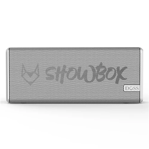 DOSS SHOWBOX Bluetooth динамик звуковая система портативный беспроводной громкий динамик 360 ° стерео звук с басами/встроенным микрофоном Поддержка BT TF - Цвет: Белый