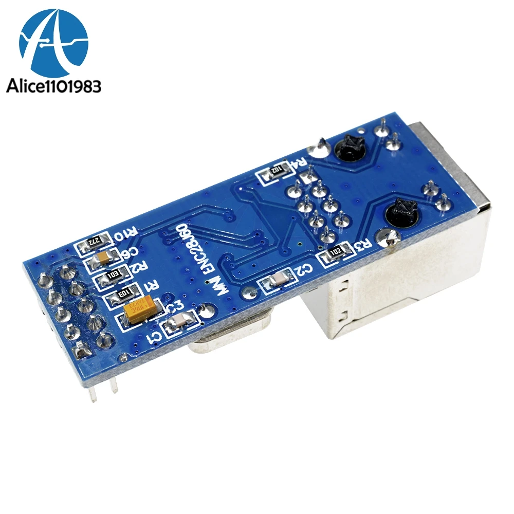 Мини Сетевой модуль ENC28J60 Ethernet LAN кристальная плата для Arduino 51 AVR SPI интерфейс PIC STM32