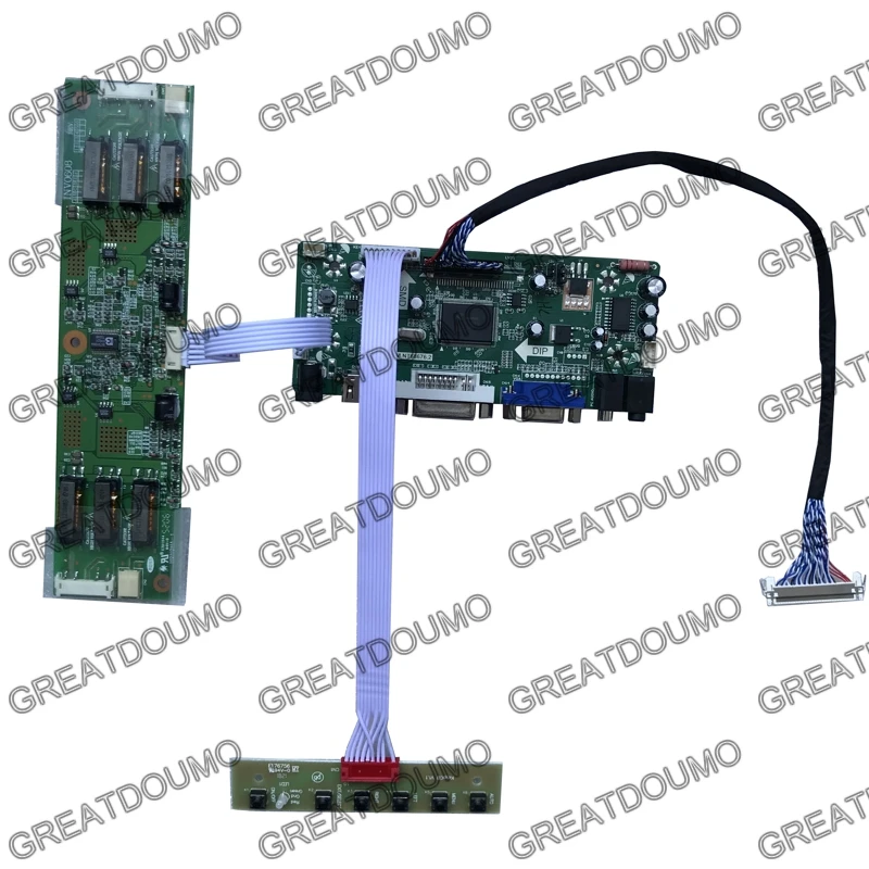 М. NT68676.2A Универсальный HDMI VGA DVI аудио ЖК-дисплей плате контроллера для M201EW01 V0 V1 V3 1680x1050 LVDS 2ch 8 бит с 6 CCFL DIY
