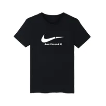 just bresk it Style White Cotton T-shirt ood looking and Durable2017 new arrival T-shirt Street Wear xxs-4xl