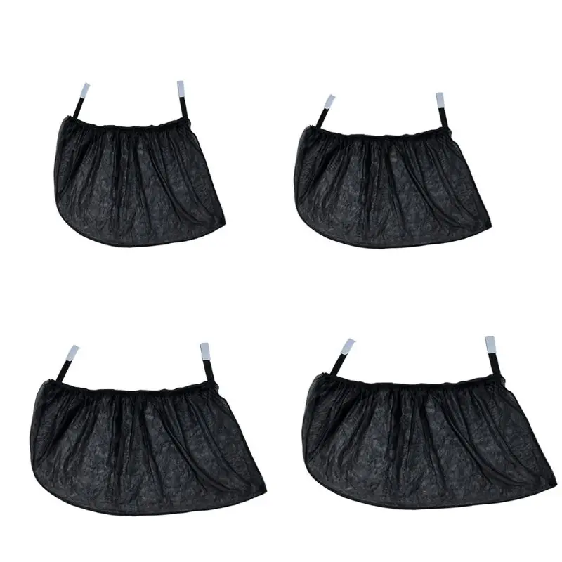 

2Pcs Car Sun Visor Side Window Sun Shade Mesh Fabric Sun Visor Shade Cover Shield UV Protector Black Auto Sunshade Curtain