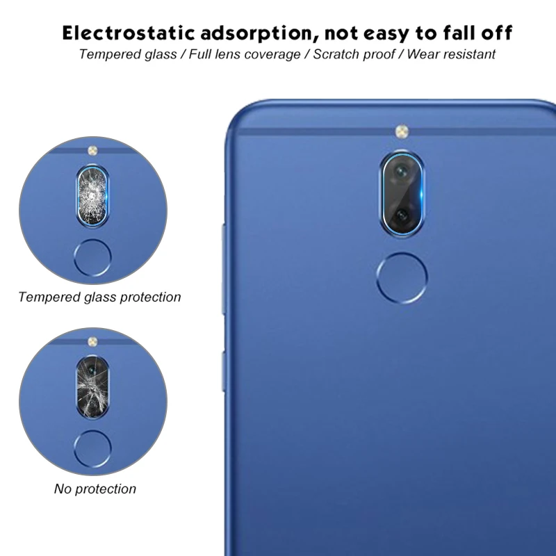 Защитное стекло 6D для задней камеры Honor 8X 2 шт. защитная пленка Huawei 7A 7C Pro 10 9 Lite 8C Play