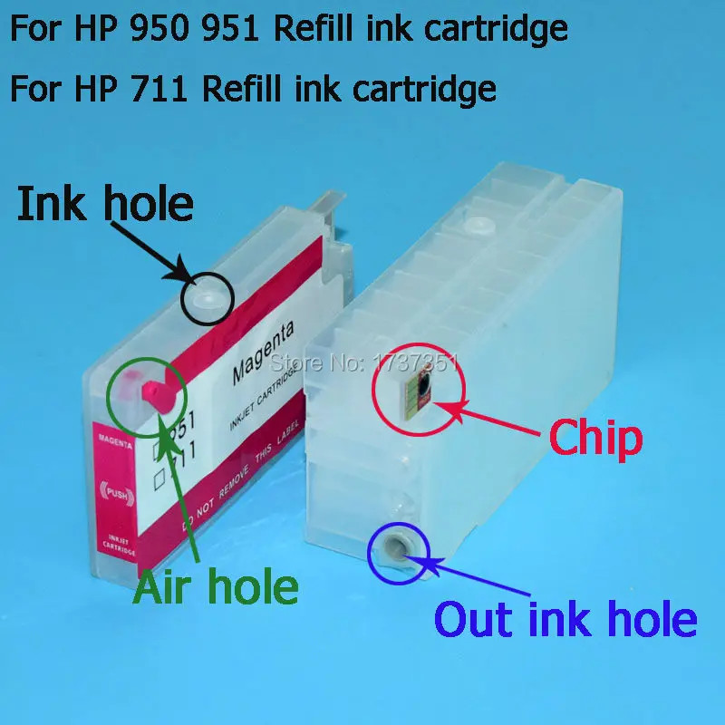 hp 950 711 Refill Cartridge With ARC Chip Introduction