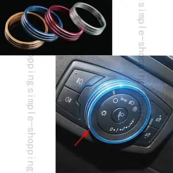 

Aluminum Headlight Switch Frame Cover Trim Blue For Ford Fusion Mondeo 2013-2016